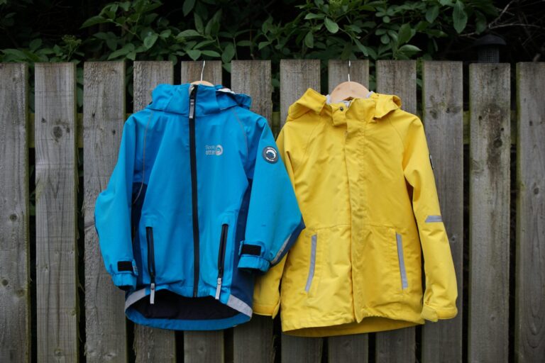Kids’ Waterproof Jackets Review: Spotty Otter Adventure and Polarn O. Pyret Shell Jacket