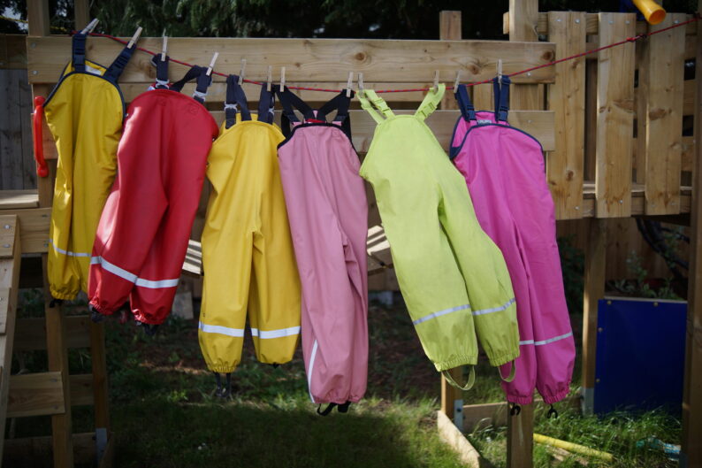 Green Kids Waterproof Trousers  Polarn O Pyret UK